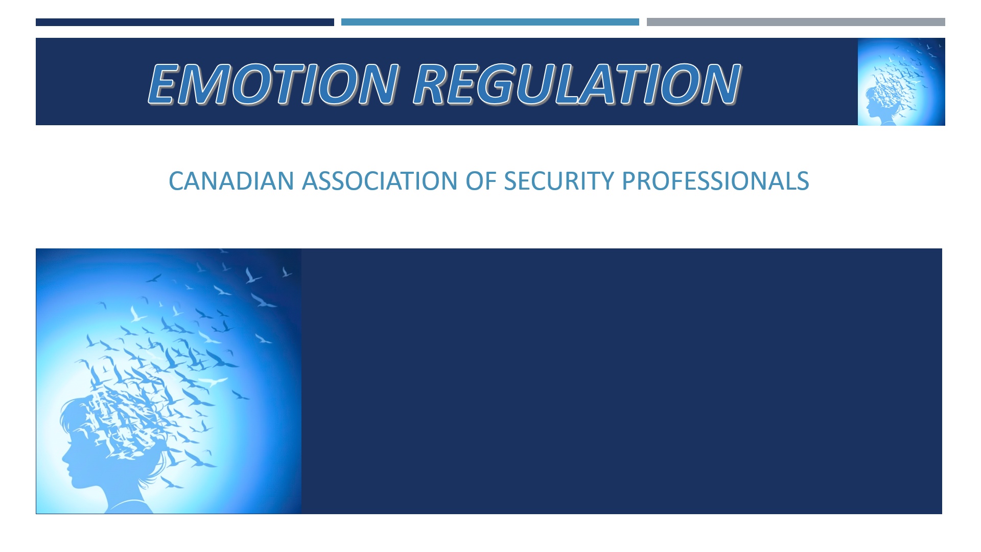 Emotion Regulation